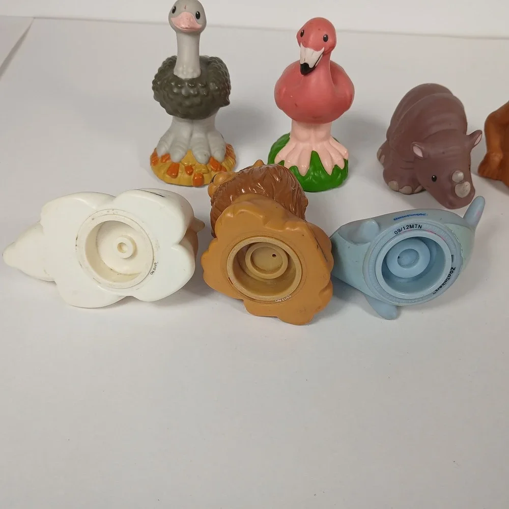 Lot Of Fisher Price Little People Zoo Talkers 10 Animals & Zookeeper 2011 Tested